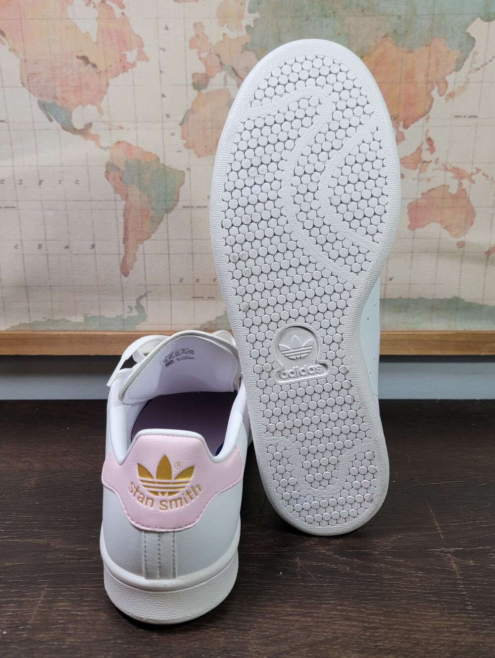 BRAND NEW Adidas Stan Smith 'Hearts Clear Pink' Women's Size 10.0 - Picture 7 of 7